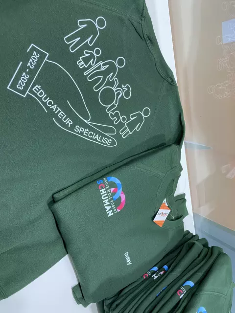 Réalisation textile personnalisée par Infopixel à Bertrix