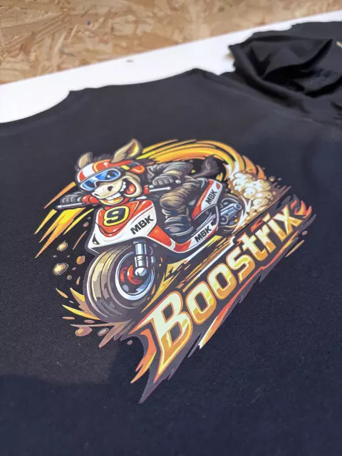 Réalisation textile personnalisée par Infopixel à Bertrix