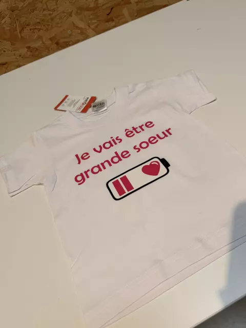 Réalisation textile personnalisée par Infopixel à Bertrix