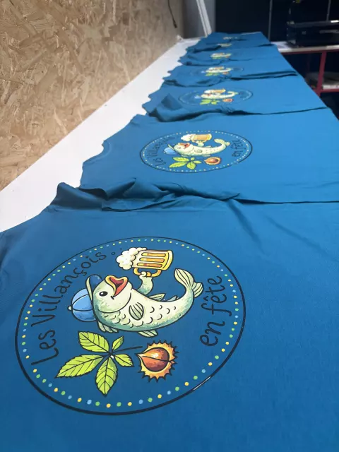 Réalisation textile personnalisée par Infopixel à Bertrix