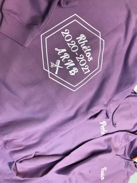 Réalisation textile personnalisée par Infopixel à Bertrix