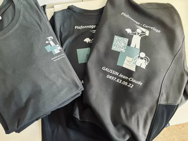 Réalisation textile personnalisée par Infopixel à Bertrix