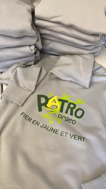 Réalisation textile personnalisée par Infopixel à Bertrix