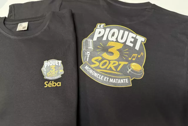 Réalisation textile personnalisée par Infopixel à Bertrix