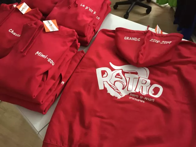 Réalisation textile personnalisée par Infopixel à Bertrix